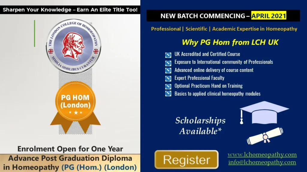 New PG Hom Batch - April 2021