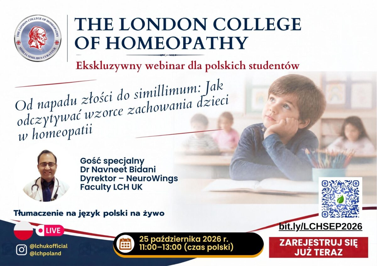 From Temper Tantrum to Simillimum – Polish Webinar by LCH UK